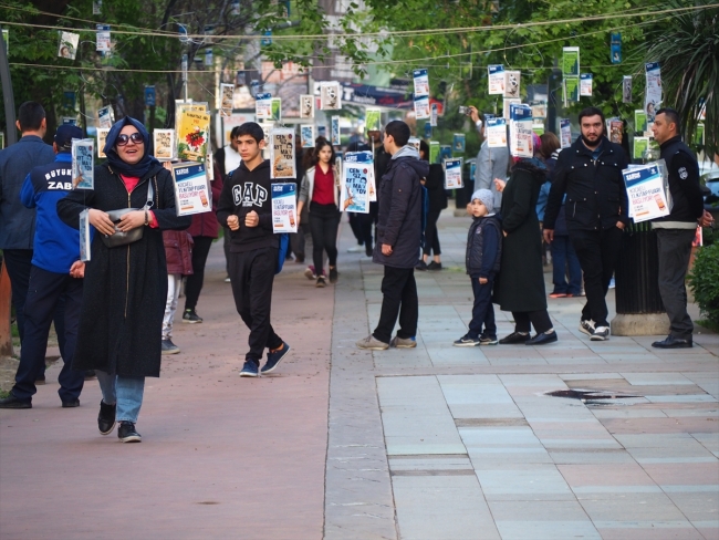 Kocaeli'de ağaçlar kitap açtı