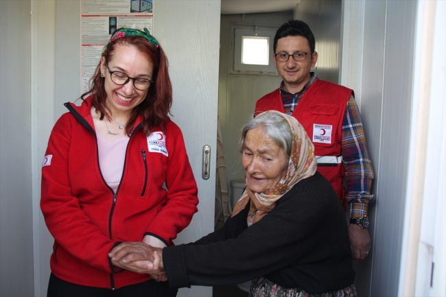Kulübede yaşam mücadelesi Türk Kızılayı ile son buldu