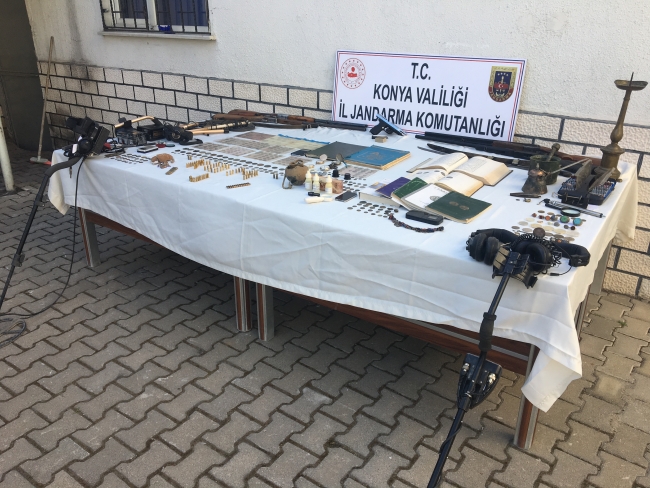 Konya merkezli 4 ilde tarihi eser kaçakçılığı operasyonu