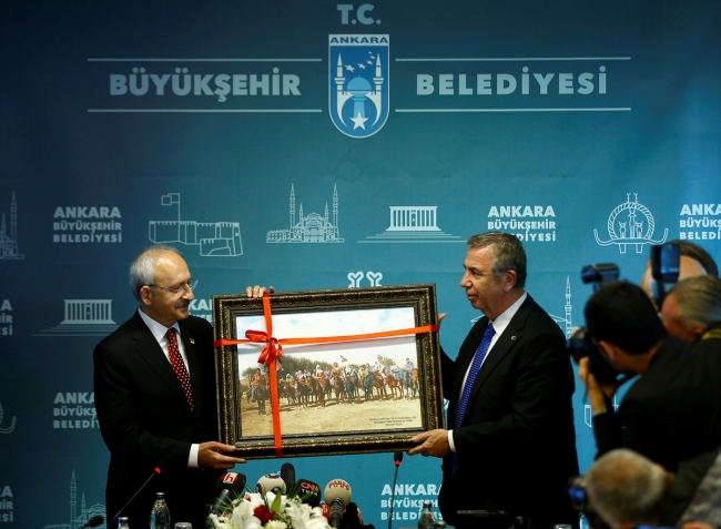 Kılıçdaroğlu'ndan Mansur Yavaş'a "hayırlı olsun" ziyareti