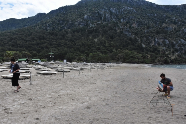 Caretta carettalar ilk yumurtalarını bıraktı