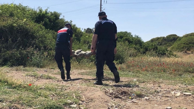 Muğla'da denizde kadın heykeli bulundu