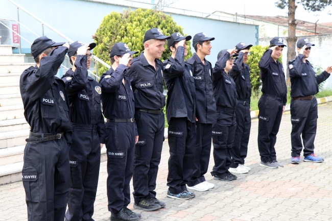 Özel çocukların polislik hayali gerçek oldu
