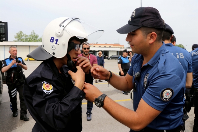 Özel çocukların polislik hayali gerçek oldu