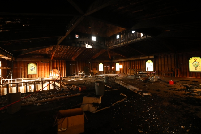 ABD'de kundaklanan Diyanet Camii küllerinden doğacak