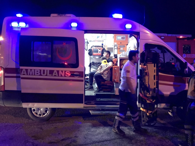 Sakarya'da trafik kazası: 10 yaralı