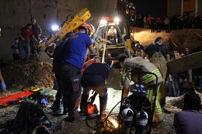 Eyüpsultan'da bir çocuk inşaat çukuruna düştü