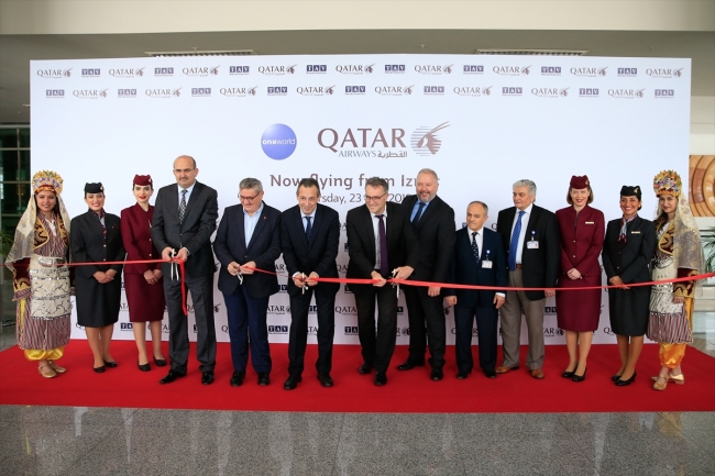 Katar'dan İzmir'e direkt uçuşlar başladı