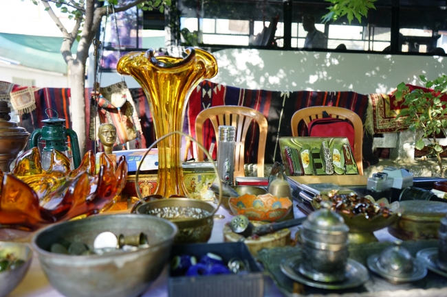 Kazdağları'nın eteklerinde bayramlık "antika pazarı"