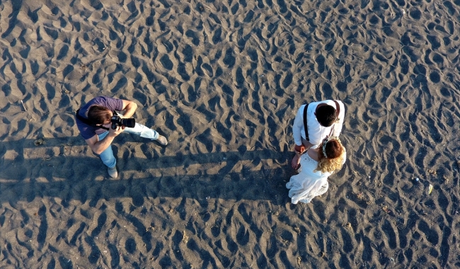 Düğün fotoğrafçılarının doğal platosu: Akçakoca