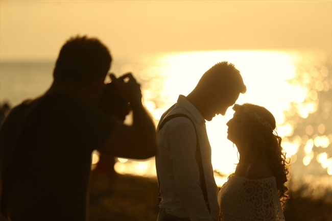 Düğün fotoğrafçılarının doğal platosu: Akçakoca