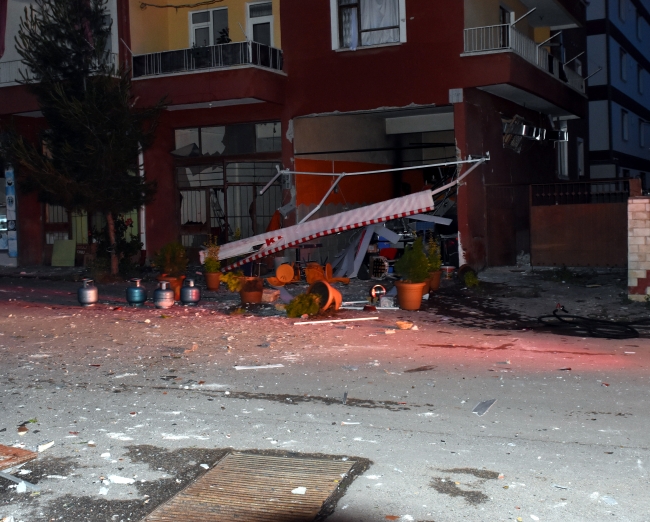 Kırıkkale'de lokantada tüp patladı