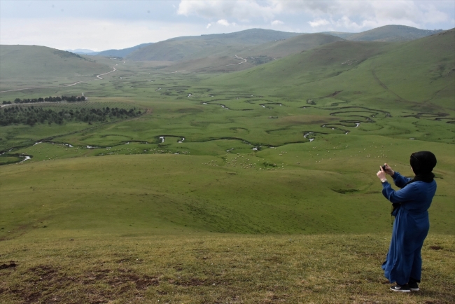 Perşembe Yaylası'nın eşsiz güzellikteki menderesleri