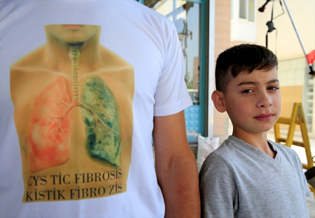 Baba ile oğlunun "hayat koşusu"