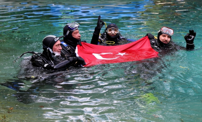 Eşsiz faunasıyla Gökpınar Gölü irtifa dalış merkezi olma yolunda