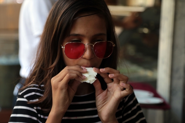 Yaz dönemi dondurma şehrine yoğun ilgi