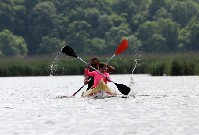 İğneada Longoz Ormanları'nda kano keyfi