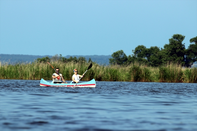 İğneada Longoz Ormanları'nda kano keyfi