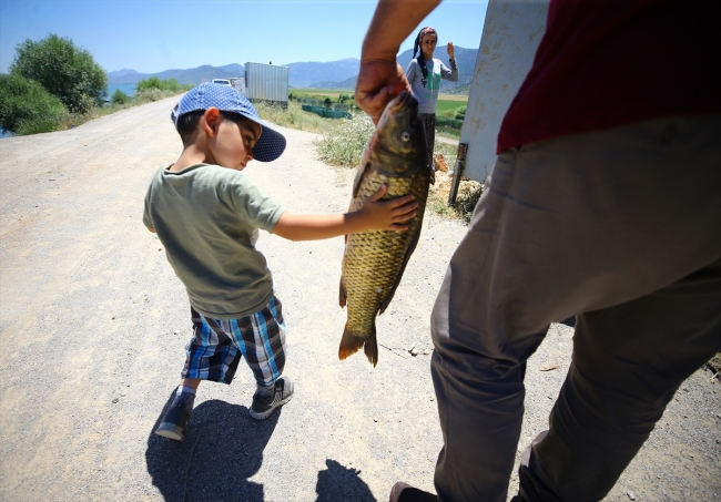 Suğla Gölü'nün balıkçı aileleri yeni sezondan umutlu
