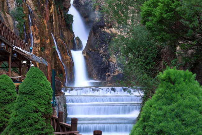 Bozkırın serin adresi: Günpınar Şelalesi