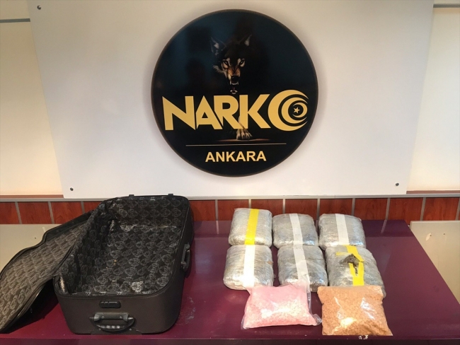 Ankara’da yılbaşından bu yana 264 kilo uyuşturucu ele geçirildi