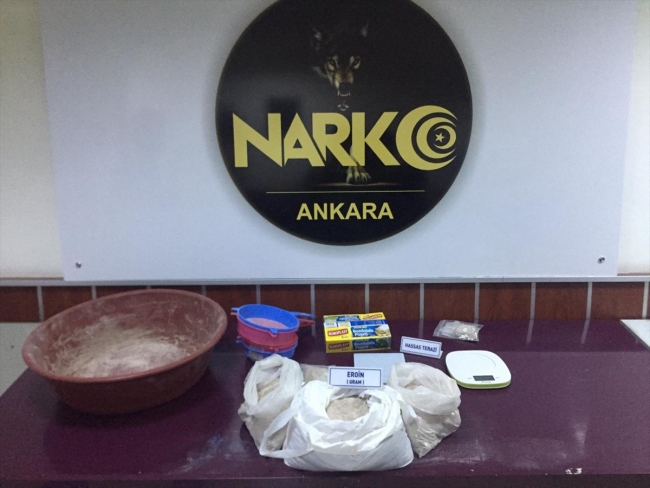 Ankara’da yılbaşından bu yana 264 kilo uyuşturucu ele geçirildi