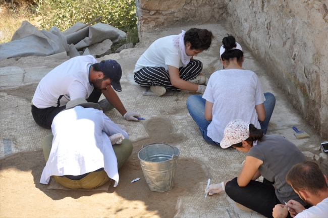 Antiocheia Ad Cragum Antik Kenti'nde yeni mozaikler bulundu