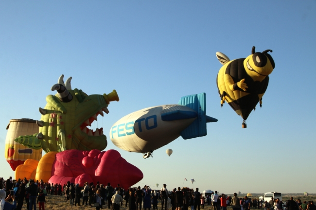 Festival balonları son kez uçtu