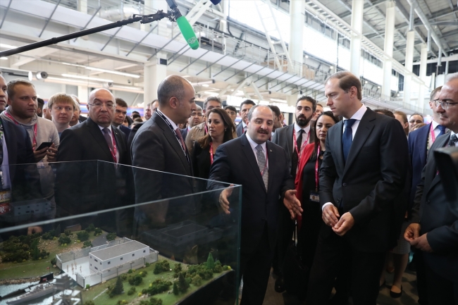 Rusya'da Türkiye Milli Fuar Alanı açıldı