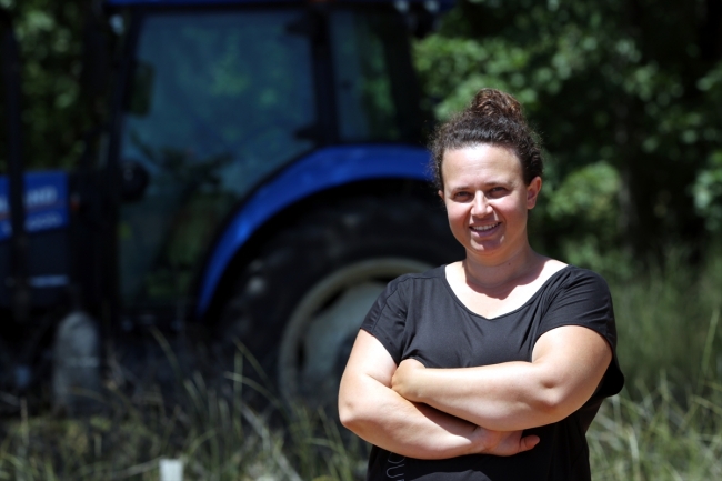 Köyüne dönen kadın mühendis lavanta yetiştiriyor