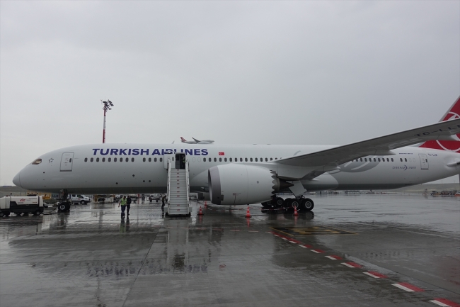 THY'nin ikinci "rüya uçağı" İstanbul'a geldi