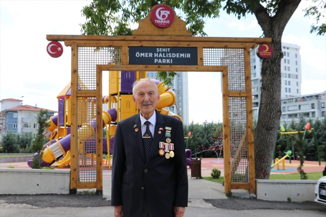 96 yaşındaki gazi, gazilerin hizmetinde