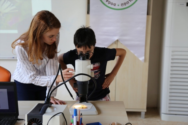 Öğrenciler tabiatı yaşayarak öğreniyor