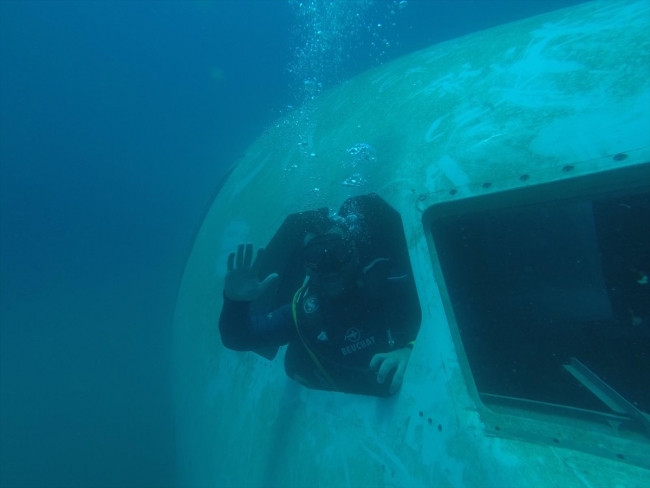 Edirne'deki batık uçak deniz altı turizmini canlandırdı
