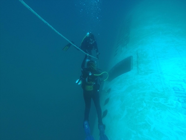 Edirne'deki batık uçak deniz altı turizmini canlandırdı