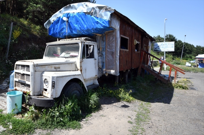 1972 model kamyondan balık lokantasına