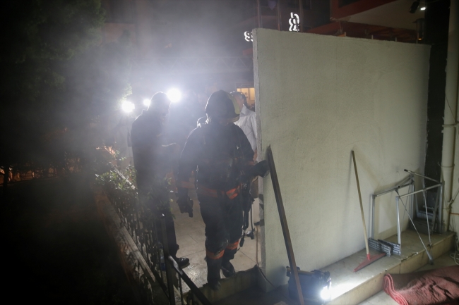 Başkentteki otelde yangın paniği