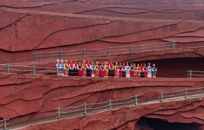 Himalaya eteklerindeki antik kasaba Liciang