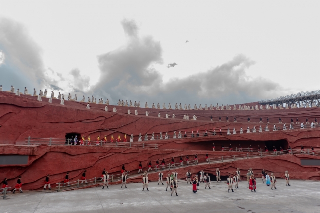 Himalaya eteklerindeki antik kasaba Liciang