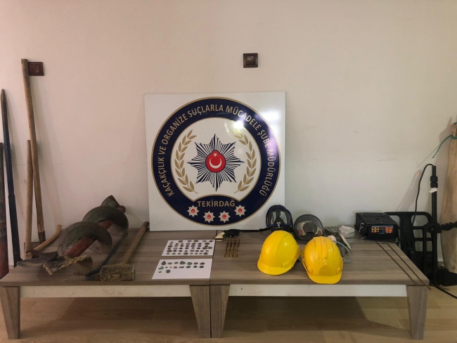 Tekirdağ'da tarihi eser kaçakçılarına operasyon