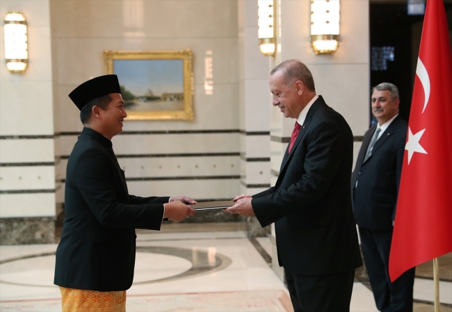 Cumhurbaşkanı Erdoğan 4 ülkenin Ankara büyükelçisini kabul etti