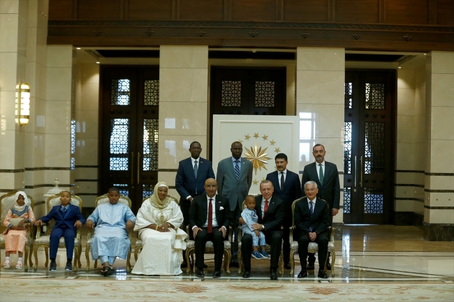 Cumhurbaşkanı Erdoğan 4 ülkenin Ankara büyükelçisini kabul etti