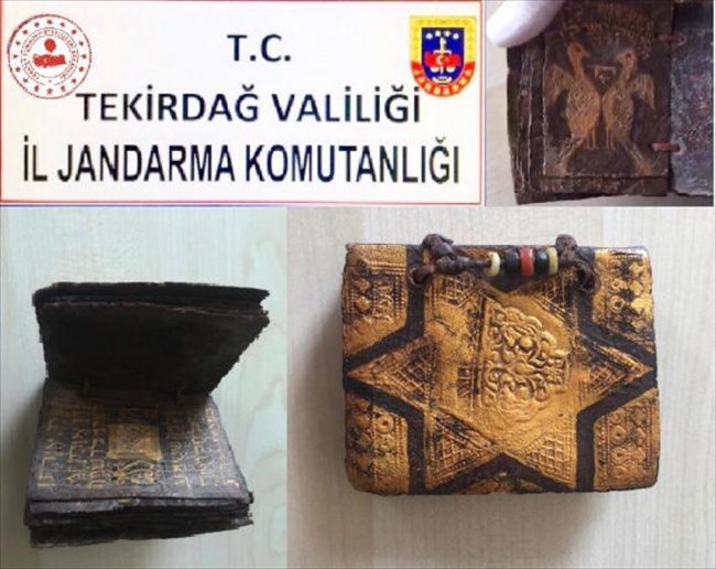 Tekirdağ'da bin 500 yıllık Tevrat tefsiri ele geçirildi