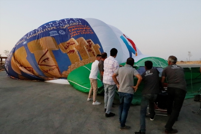Göbeklitepe'de ilk sıcak hava balonu havalandı