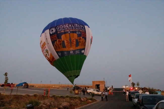 Göbeklitepe'de ilk sıcak hava balonu havalandı