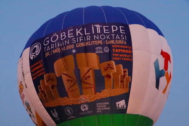 Göbeklitepe'de ilk sıcak hava balonu havalandı