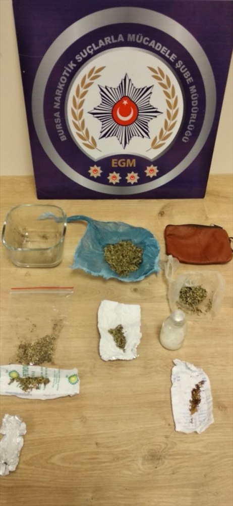 Bursa'da uyuşturucu madde operasyonları: 6 gözaltı