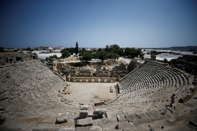 Demre'de üstü alüvyonla kaplı bir kent tespit edildi