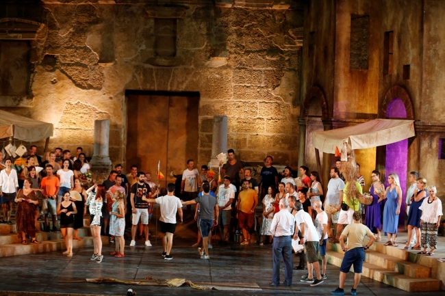 Aspendos Antik Tiyatrosu'nda opera ve bale heyecanı