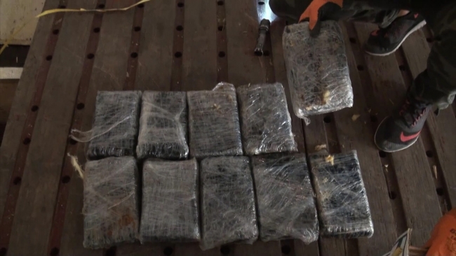 Muz yüklü gemide 83 kilogram kokain bulundu